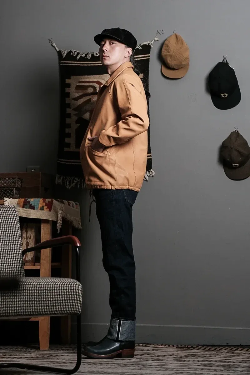 Men’s American Vintage Vegetable-Tanned Cowhide Leather Jacket – Luxury Quality Genuine Leather Casual Loose-Fit Coat - Image 3