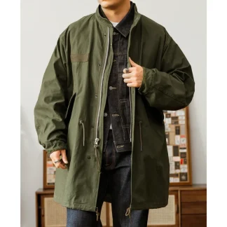 Men’s RedTornado Classic Army Jacket – High-Quality Handmade Cotton Military Reissue (US Size)
