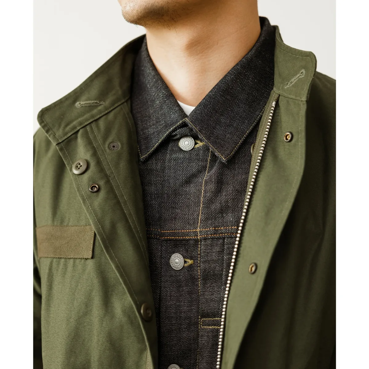 Men’s RedTornado Classic Army Jacket – High-Quality Handmade Cotton Military Reissue (US Size) - Image 2