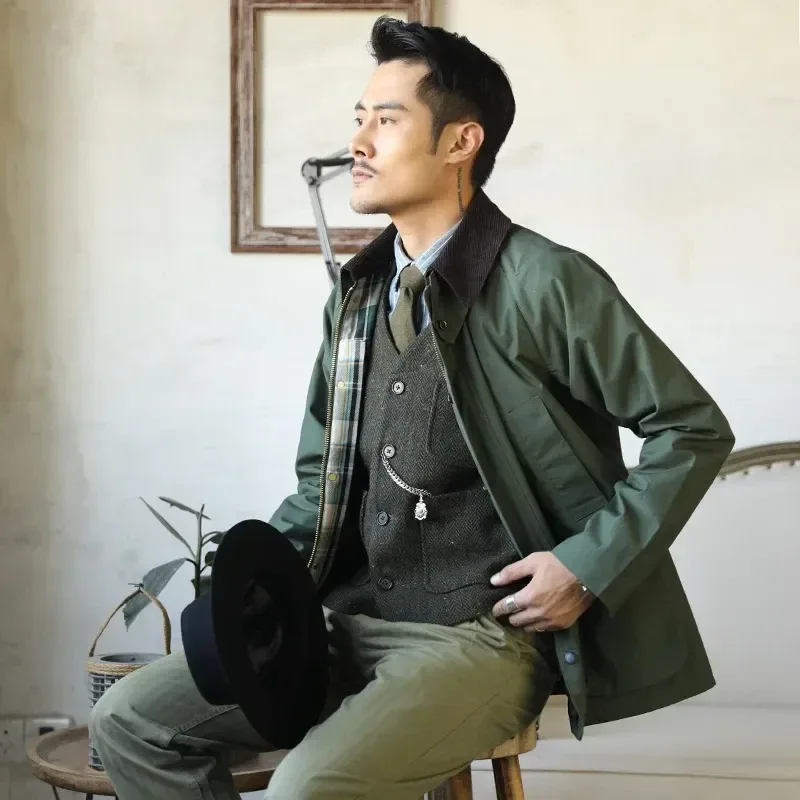 Men’s Casual Cotton Jacket – Asian Size High-Quality Lightweight Outerwear for Everyday Wear